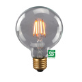 New Arrival G80 Global Lamp 8 Watt Filament LED E27 Clear Glass Edison Lighting Lamp